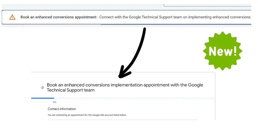 notification enhanced conversion