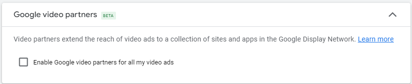 Google video partner